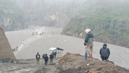 Lokasi Erupsi Merapi di Sleman Mendadak Ramai Dikunjungi Warga