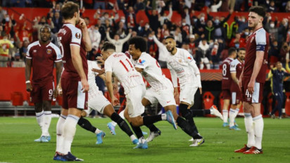 Sevilla Menang Tipis 1-0 Atas West Ham di Leg Pertama Babak 16 Besar Liga Europa