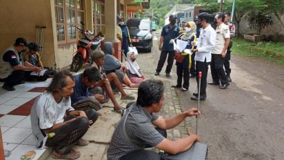 Razia Pengemis dan Gelandangan di Brebes, Petugas Jaring Belasan Orang