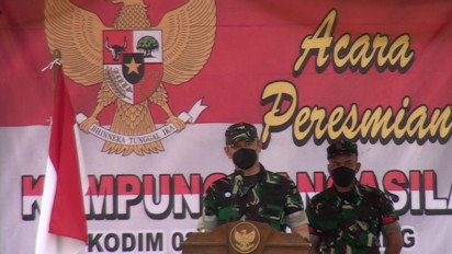 TNI Angkatan Darat Bangun Kampung Pancasila