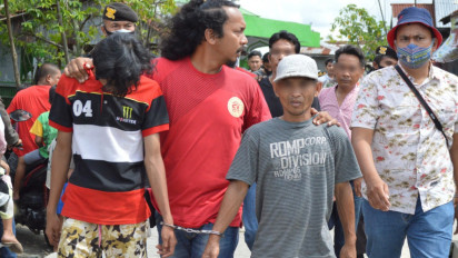 Gerebek Kampung Narkoba, Polres Langkat Amankan 5 Pemuda Positif Narkoba