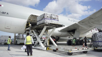 404 Ton Kargo logistik MotoGP Telah Tiba di Lombok