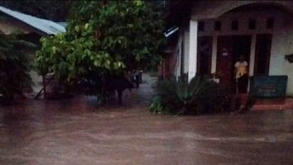 Banjir Landa Desa Pesaku Sigi Sulteng