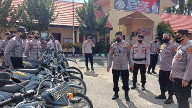 16 Kendaraan Pengawalan Race MotoGP Mandalika Dicek Fisik