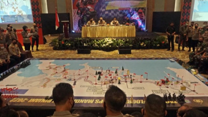 Polda NTB Mematangkan Pengamanan MotoGP Melalui "Tactical Floor Game"