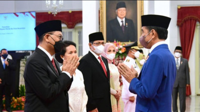 Presiden Jokowi Ajak Kepala-Wakil Otorita IKN ke Titik Nol Nusantara