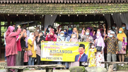 Pejuang Receh di Sleman Deklarasikan Dukungan untuk Airlangga Hartarto