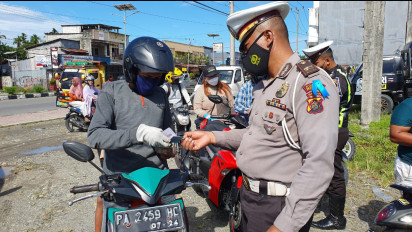 Operasi Keselamatan Cartenz 2022, Ratusan Motor Tak Dilengkapi Dokumen Diamankan di Kabupaten Mimika