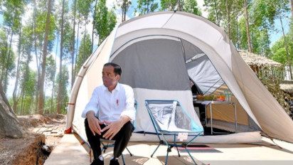 Yuk, Intip Tenda Presiden Jokowi untuk Kemah di Nol Kilometer IKN