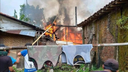 Diduga Karena Obat Nyamuk Bakar, Lima Rumah di Banyumas Terbakar
