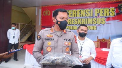Polda Lampung Tangkap Penjual 33 Kg Sisik Trenggiling