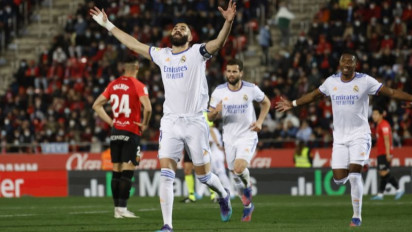 Benzema Cetak Brace Bawa Real Madrid Kalahkan Mallorca Tiga Gol Tanpa Balas