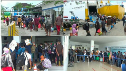 PPKM Dilonggarkan Penumpang Kapal Laut di Pelabuhan Panglima Utar Kumai Meningkat