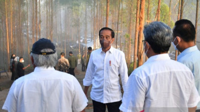 Kemah di IKN Selesai, Presiden Langsung Pulang ke Istana Merdeka