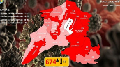 10 Kecamatan di Kendal Lepas dari Zona Merah Covid-19, Bupati Kejar Vaksinasi Booster