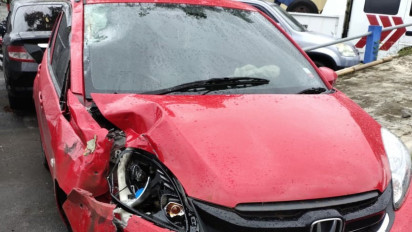 Mobil vs Motor di Gunungkidul, Satu Orang Tewas di Lokasi Kejadian