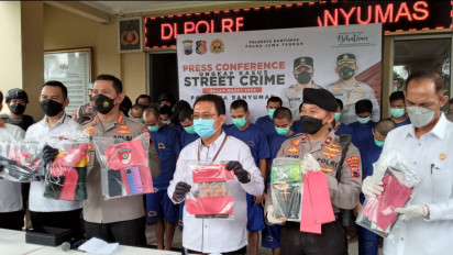 Kapok! Polresta Banyumas Gulung Puluhan Pelaku Pencurian