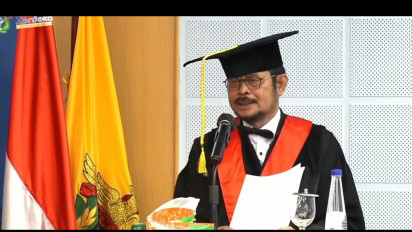 Mentan Syahrul Yasin Limpo Resmi Bergelar Professor Dari Unhas