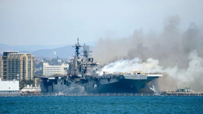 Jepang Lihat 4 Kapal Perang Amfibi Rusia Berlayar