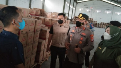 HET Dicabut, Polres dan Disperin Sleman Cek Minyak Goreng ke Distributor