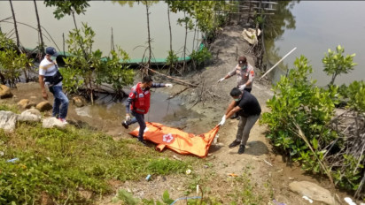 Mayat Pria Tanpa Identitas Ditemukan di Areal Tambak Jalingkut Brebes-Tegal
