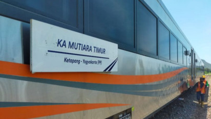 KA Mutiara Timur Banyuwangi-Yogyakarta Beroperasi Kembali 