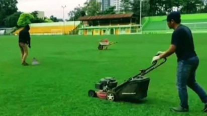 Dispora Medan Renovasi 7 Lapangan Sepak Bola di 7 Kecamatan di Kota Medan