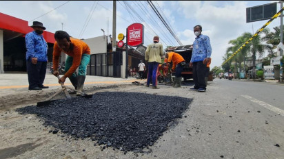 Hanya 36,63 Persen Jalan Nasional di Jateng yang Kondisinya Baik