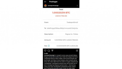 Posting Soal Trading Investasi, Instagram Humas Polres Serdang Bedagai Diretas.