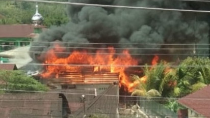 STIE Al-Washliyah Sibolga Dilahap Sijago Merah, Buku dan Skripsi Hangus Terbakar