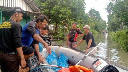Sepekan Lebih Banjir Rendam Banyumas, Ribuan Warga Masih Bertahan di Pengungsian