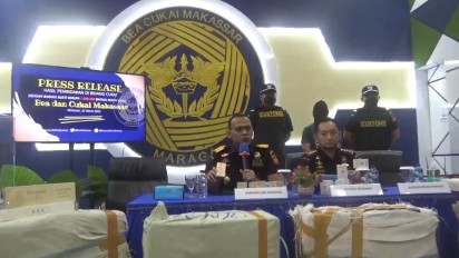 Bea Cukai Makassar Berhasil Gagalkan Penyelundupan 1.099.800 Batang Rokok Ilegal
