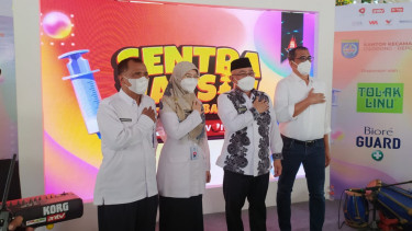 ANTV & tvOne Gelar Vaksinasi Massal, 1500 Vaksin Disalurkan