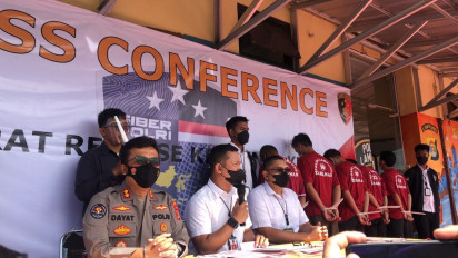 Ditreskrimsus Polda Lampung Ungkap 5 Pelaku Tindak Pidana UU ITE