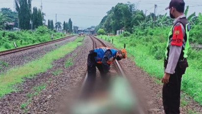 Seorang Lelaki Tanpa Identitas Tewas Tertabrak KA di Purwokerto