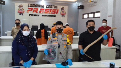 Gugurkan Bayi Dalam Kandungan, Polisi Ringkus Tiga Orang Pelaku di Sukabumi