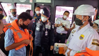 Hindari Lakalaut dan Antisipasi Mudik Lebaran, KSOP Batam Cek Kapal di Pelabuhan