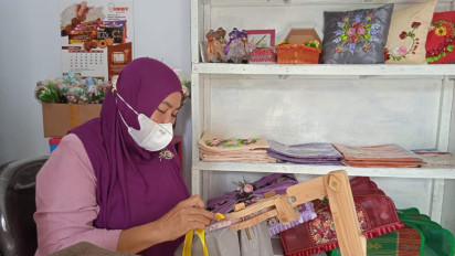 Kreasi Sulam Pita Asal Medan Tembus ke Pasar Mancanegara