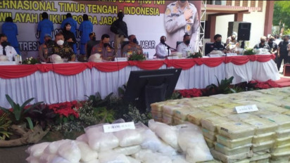 Kapolri Ungkap Peran 5 Penyelundup 1,196 Ton Sabu di Pangandaran