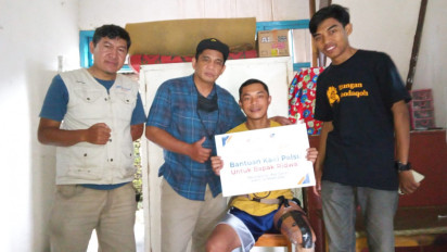 Bakrie Amanah Salurkan Bantuan Kaki Palsu di Garut