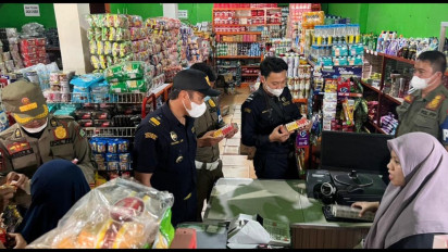 Operasi Pasar, Petugas Bea Cukai Kendari Sita Ribuan Batang Rokok Ilegal