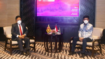 Bertemu Menteri Media Massa Sri Lanka, Menteri Johnny Bahas Upaya Lawan Infodemi