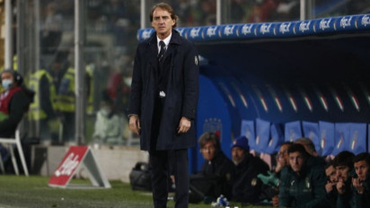 Italia Tidak Lolos Piala Dunia 2022, Roberto Mancini Bingung Harus Berkata Apa