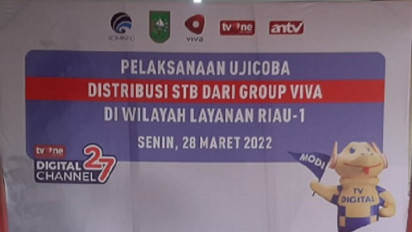 tvOne Gelar Sosialisasi Migrasi TV Digital dan Bagikan STB Gratis untuk Rumah Tangga Kurang Mampu di Riau