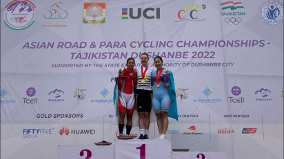 Di Luar Dugaan, Ayustina Delia Cetak Sejarah di Kejuaraan Asia Balap Sepeda