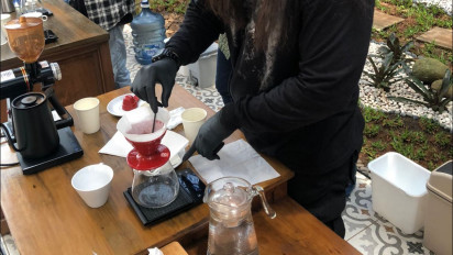 Fun Brewing V-60, Disini Skill Barista Diuji Dalam Menyeduh Kopi
