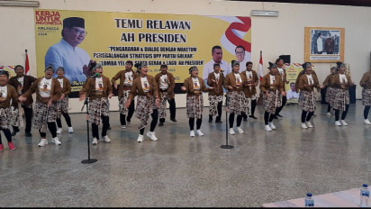 Ribuan Relawan Dukung Airlangga Hartarto Lewat Lomba Yel Capres