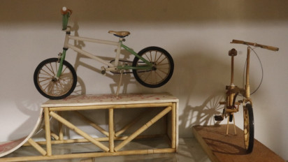 Rumah Kreatif Anak Medan Kelola Limbah Kayu Jadi Miniatur Berharga