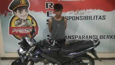 Pencuri Motor Tertangkap, Babak Belur Dihajar Warga