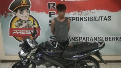 Pencuri Motor Tertangkap, Babak Belur Dihajar Warga
